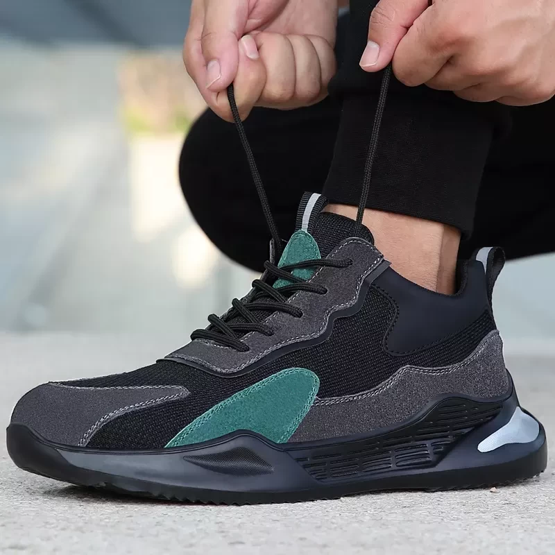 2095 Tiger master zapatos de seguridad deportivos antideslizantes con punta de acero a prueba de pinchazos