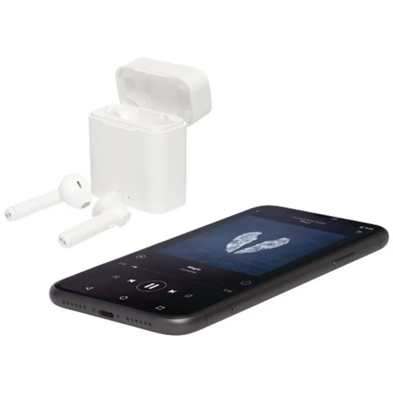 Auriculares inalámbricos con logo Volantis