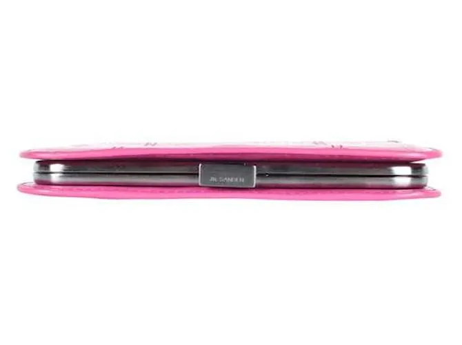 Autre Marque Estuche para pasaporte de pitón rosa del DISEÑADOR CONTEMPORÁNEO 