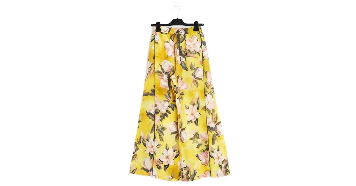 Autre Marque MAGNOLIAS YELLOW TWILL ES38 Amarillo 
