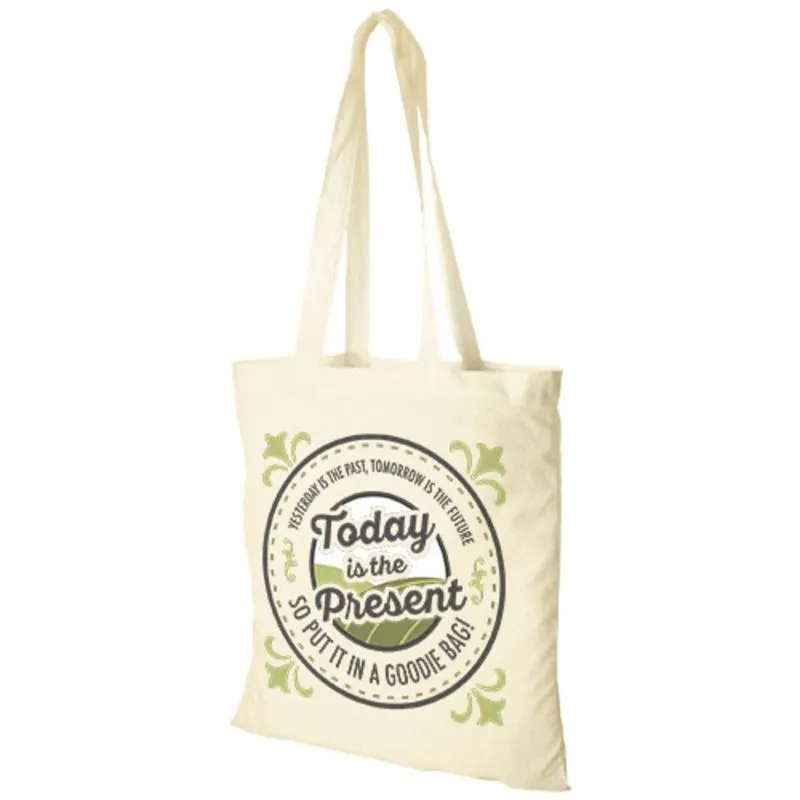 Bolsa tote publicitario de algodón Madras