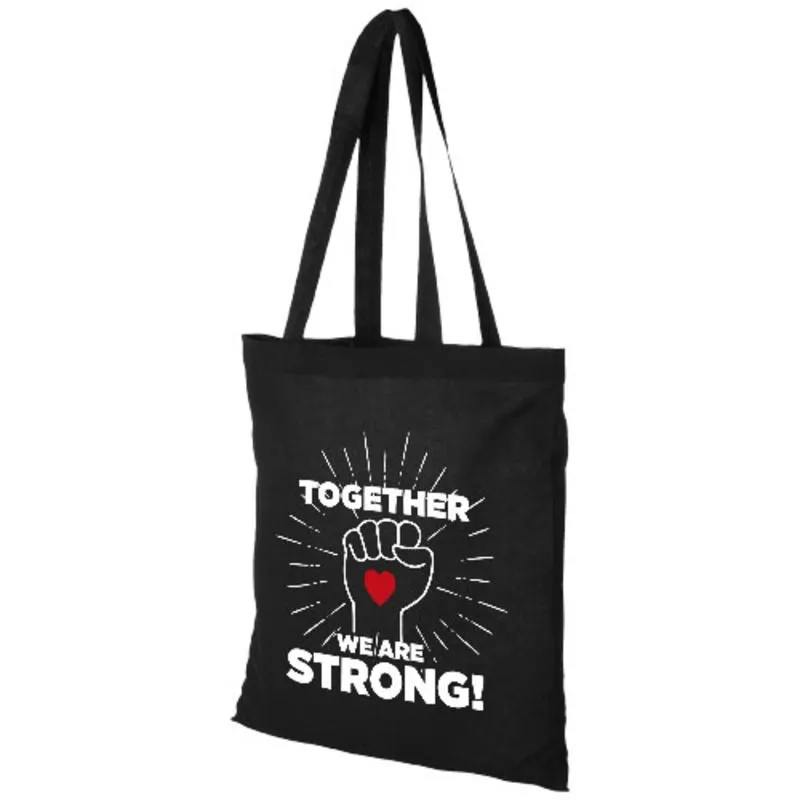 Bolsa tote publicitario de algodón Madras