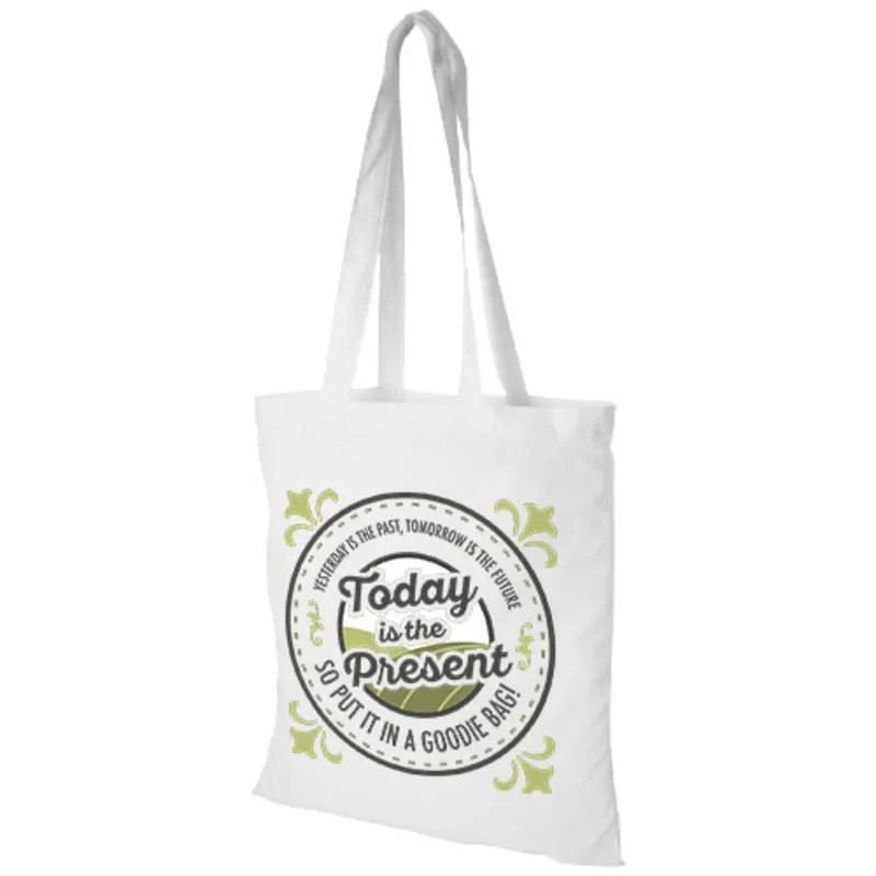 Bolsa tote publicitario de algodón Madras