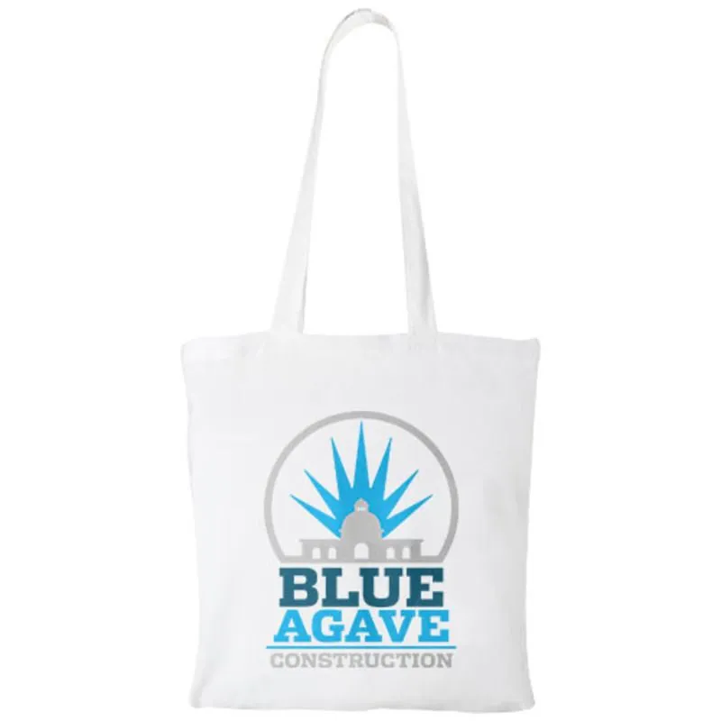 Bolsa tote publicitario de algodón Madras