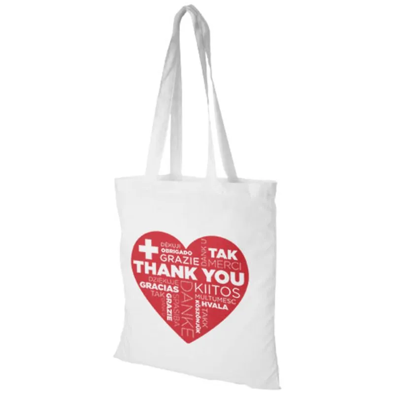 Bolsa tote publicitario de algodón Madras