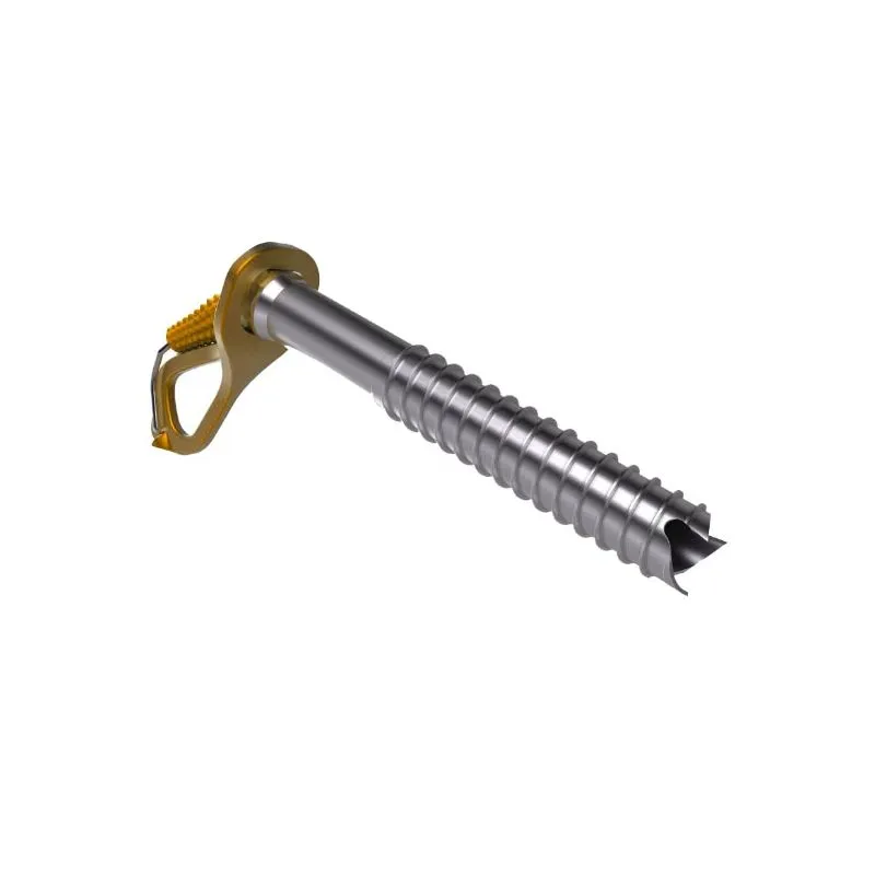 Broche BLUE ICE Aero Ice Screw (Amarillo) 13 cm