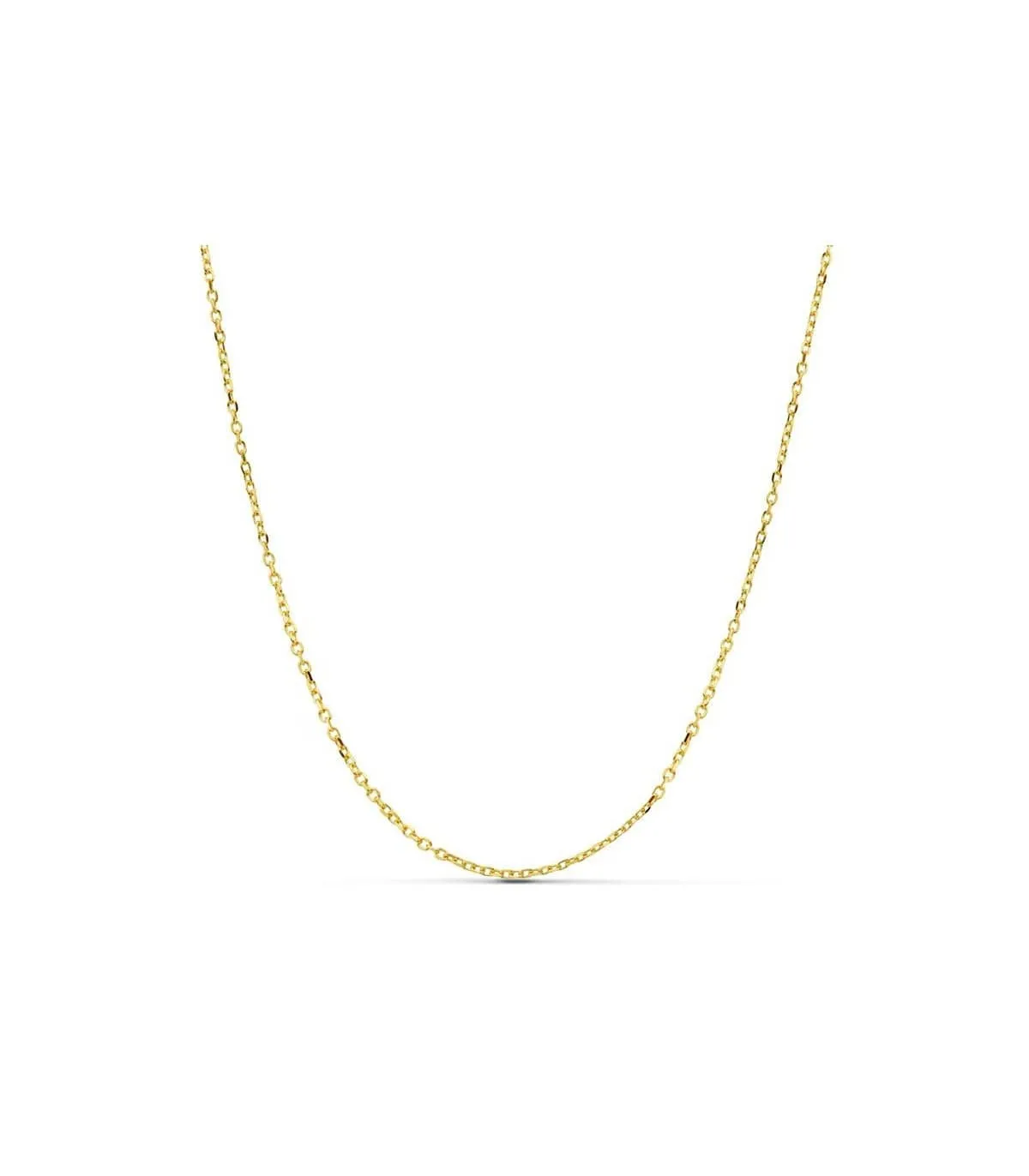 Cadena Forzada 1.2mm Oro 18 K 60cm