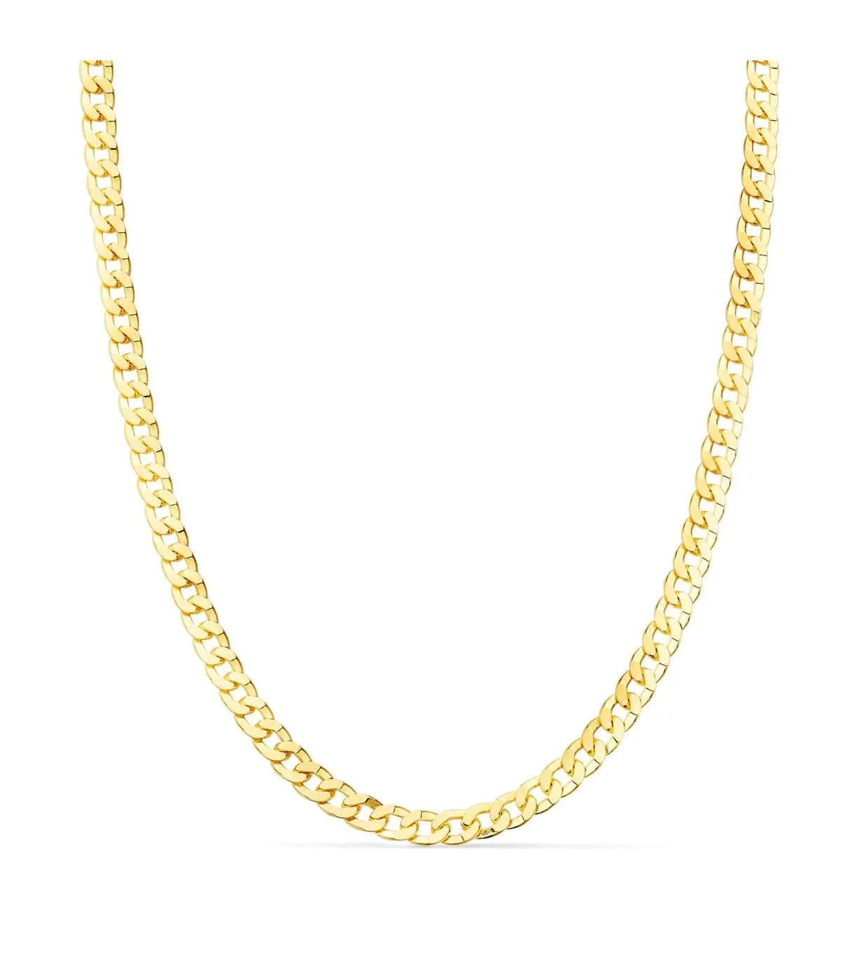 Cadena Maciza Oro 18K Barbada 3,75mm 60cm