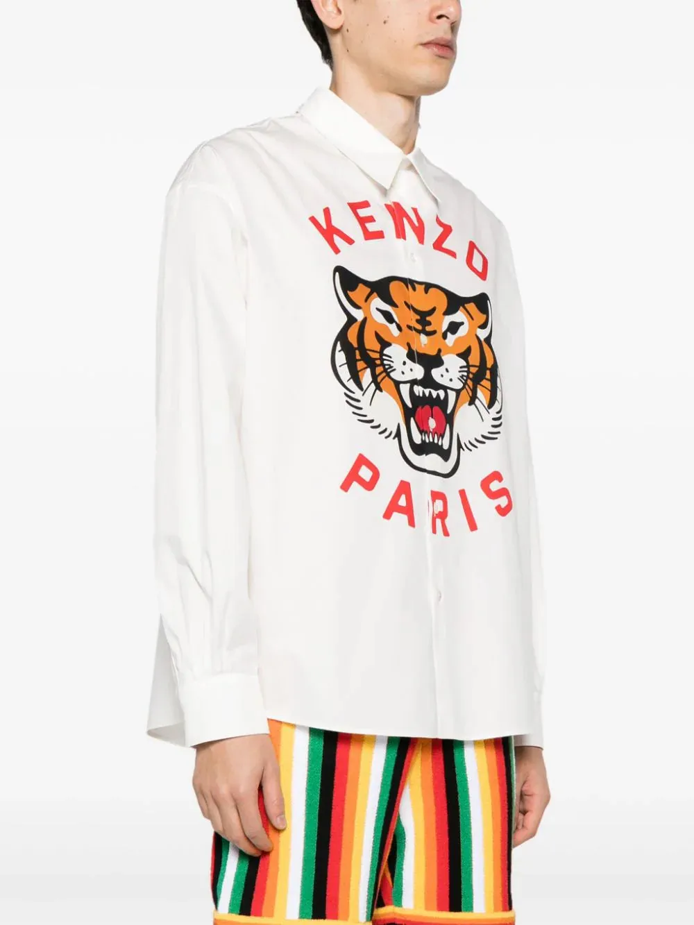 CAMISA LUCKY TIGER BLANCA