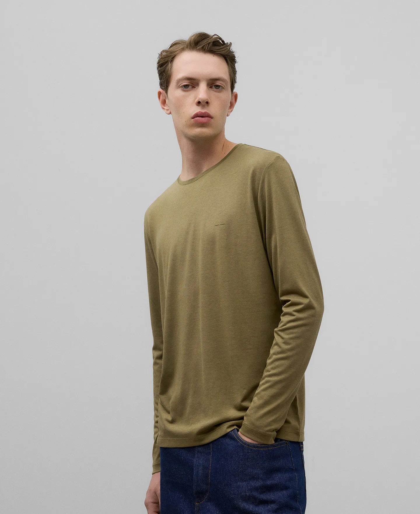 Camiseta manga larga hombre