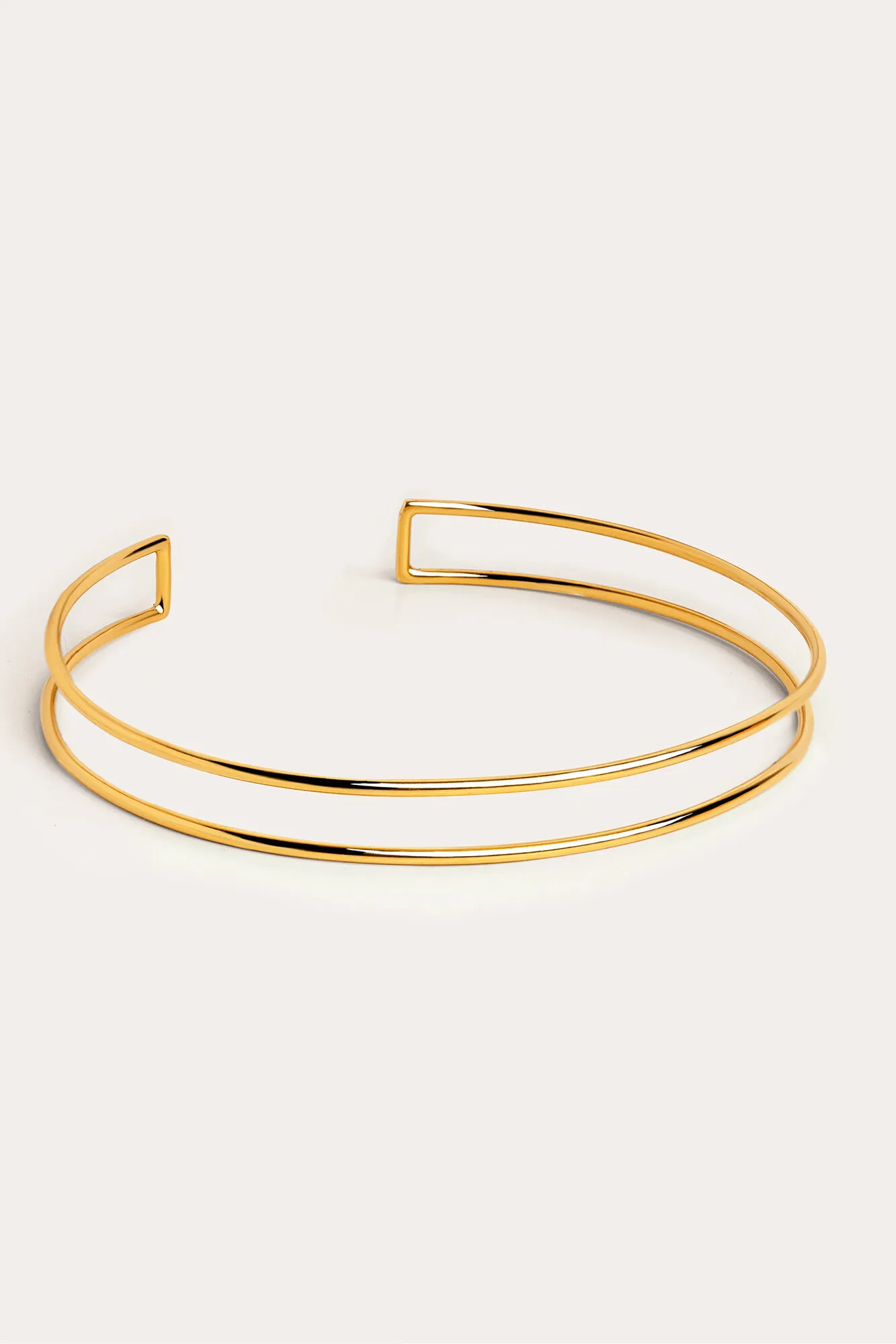 Choker Double Ring Oro