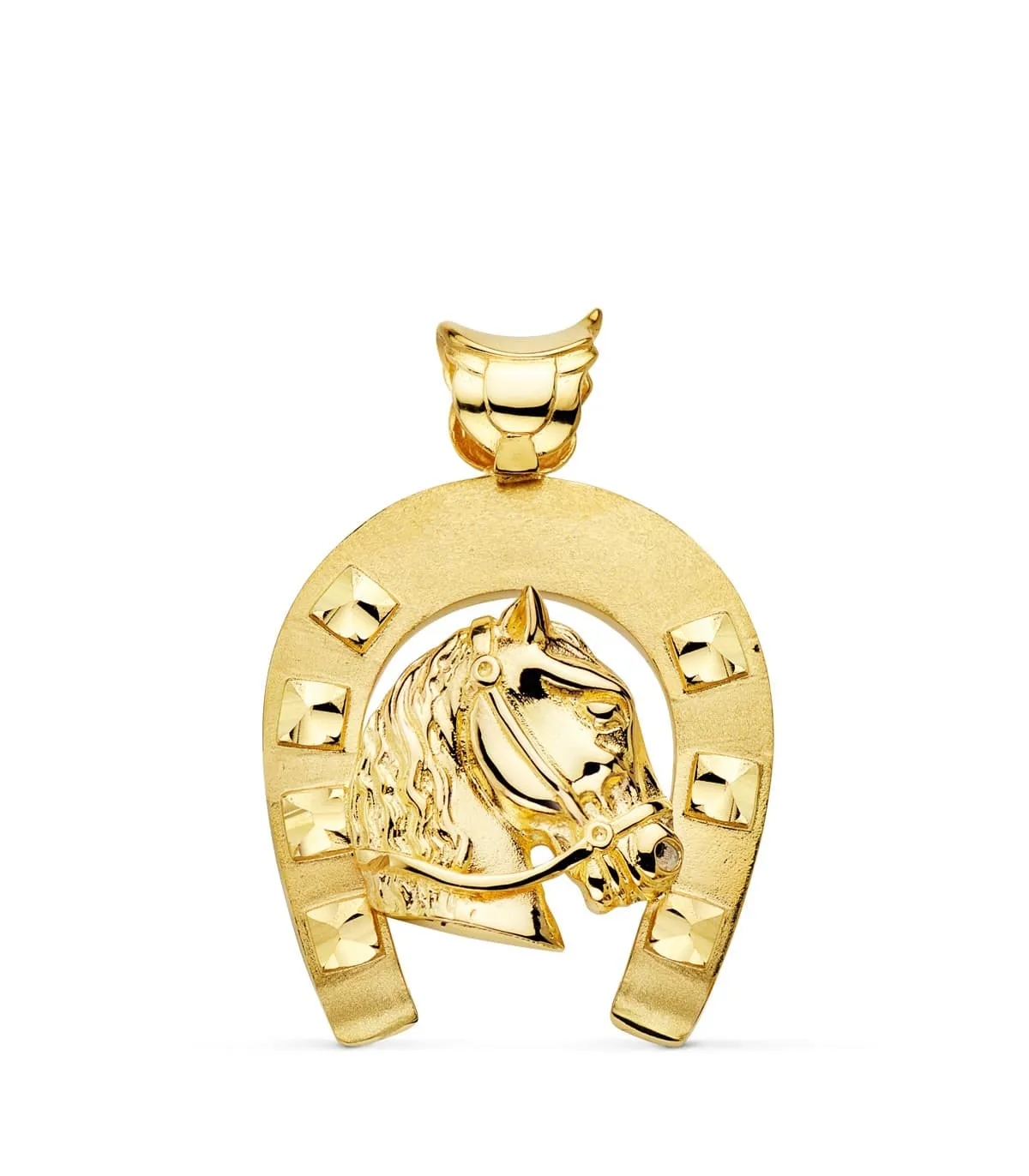 Colgante Herradura Caballo Oro 18K 50mm