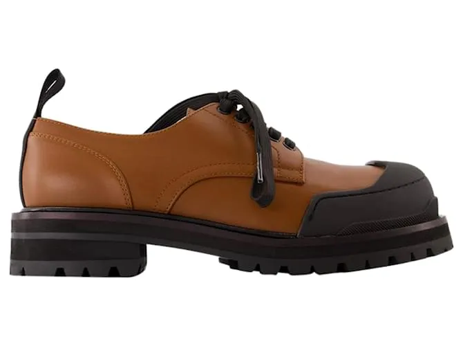DADA DERBIES  MARNI  CUERO  MARRóN CASTAñO 