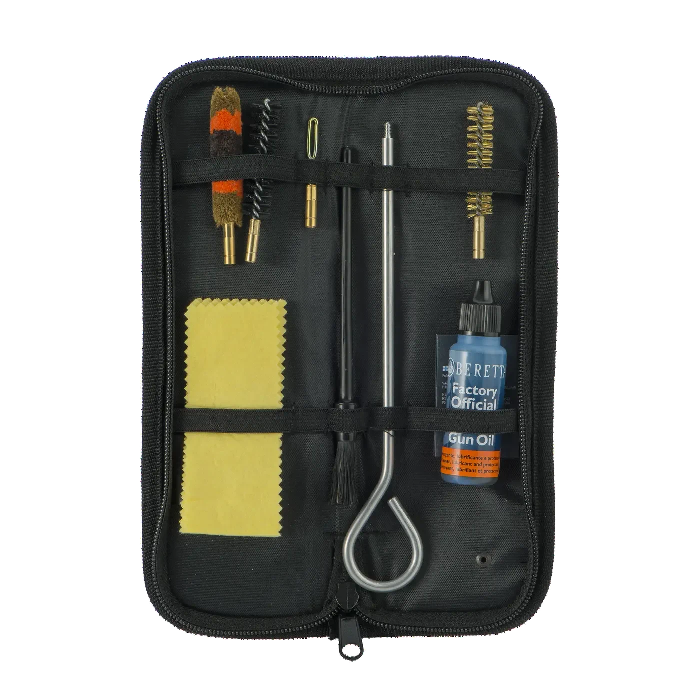 Estuche con kit de limpieza de pistolas cal. 40
