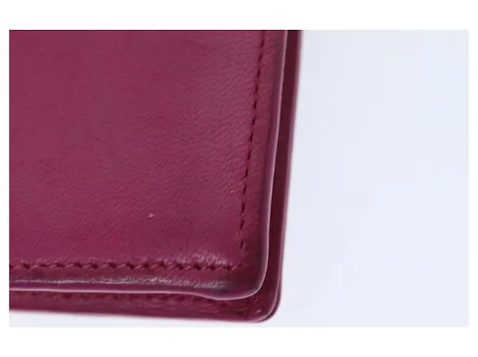 Estuche de Llaves LOEWE Pouch de Cuero 4Set Marrón Rosa Auth bs15089 Castaño 