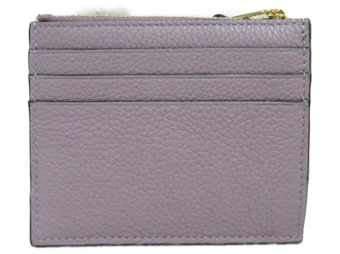 Estuche de tarjetas de visita de cuero Loewe Castaño Púrpura 