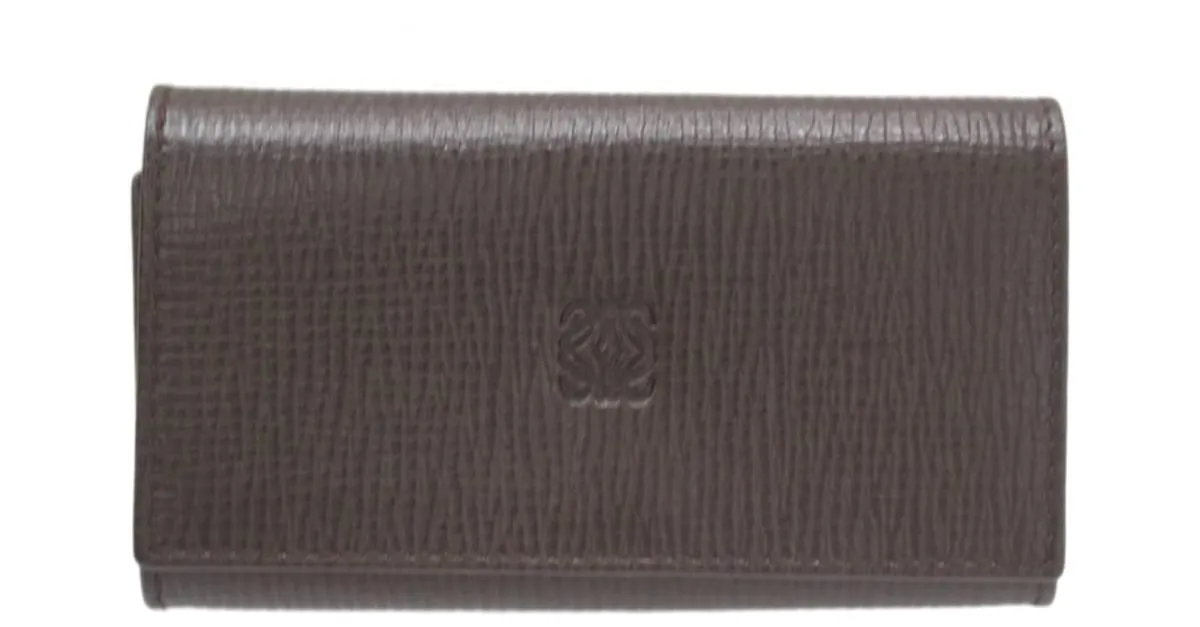 Estuche para llaves Loewe Castaño 