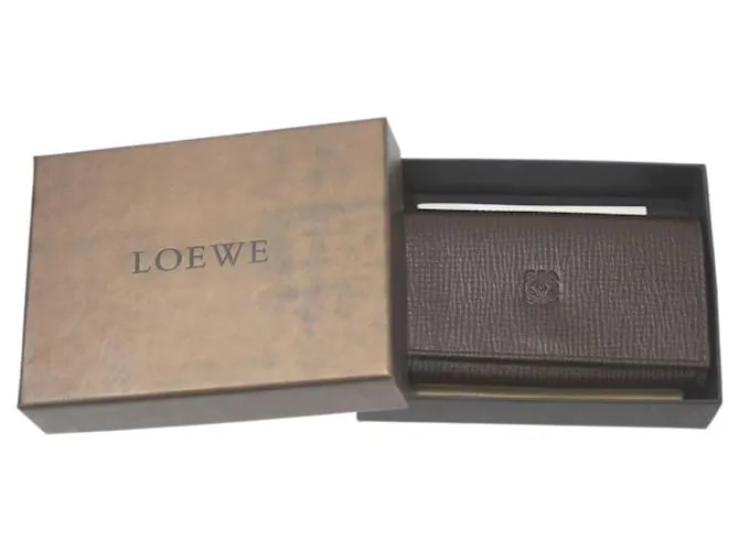 Estuche para llaves Loewe Castaño 
