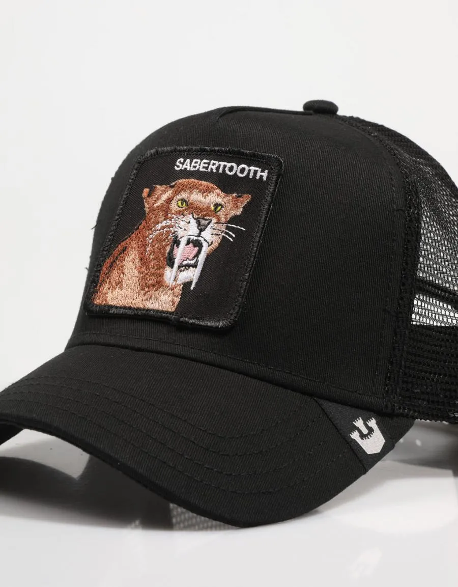 GOORIN | MOTIV: THE SABERTOOTH TIGER BASEBALL TRUCKERCAP  COLOR ; NEGRO