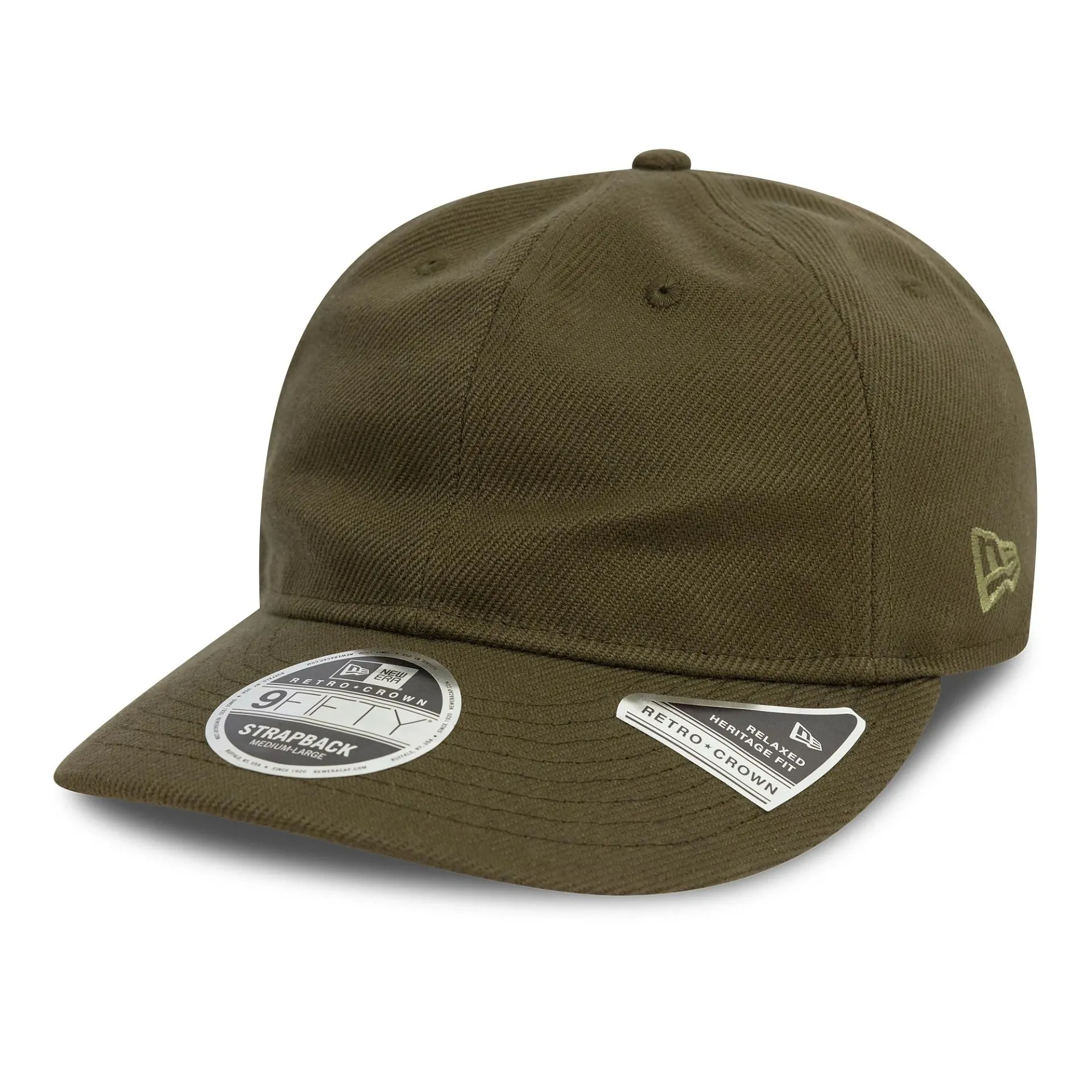 Gorra New Era Heavy Twill Khaki 9FIFTY Retro Crown