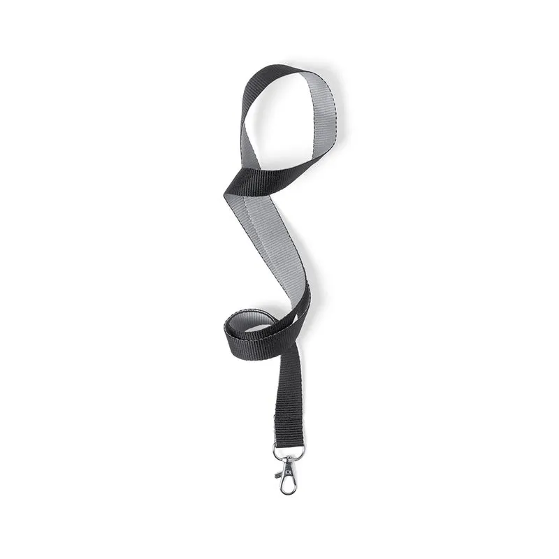 Lanyard promocional con mosquetón metálico Tremen