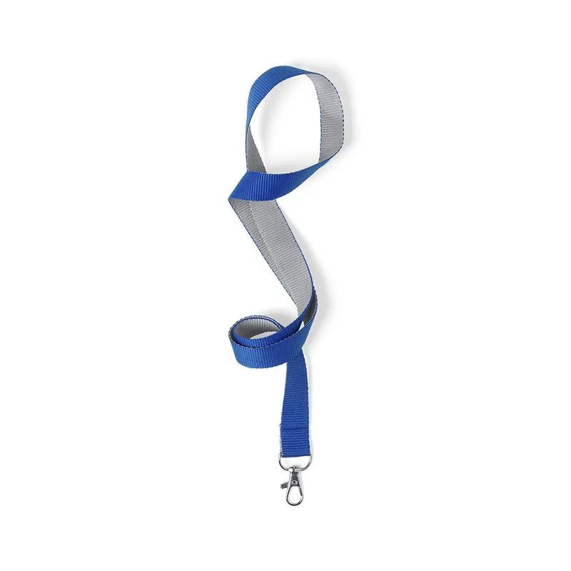 Lanyard promocional con mosquetón metálico Tremen