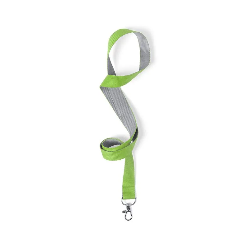Lanyard promocional con mosquetón metálico Tremen