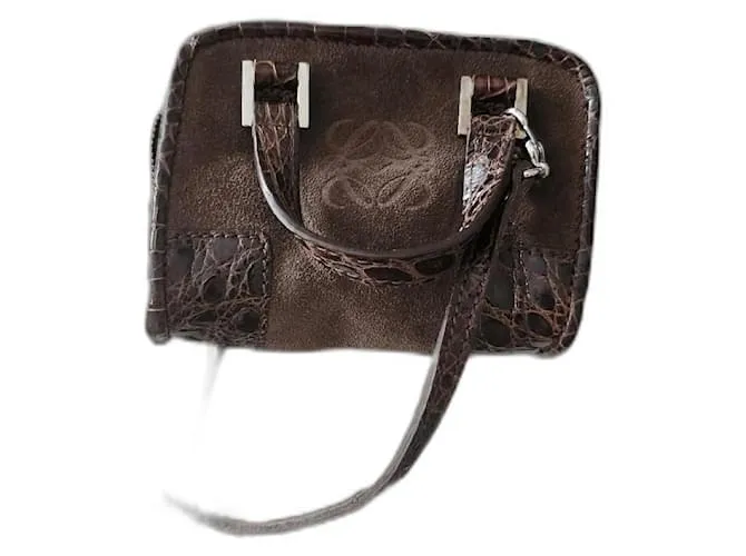 Loewe Micro amazona Marrón oscuro 