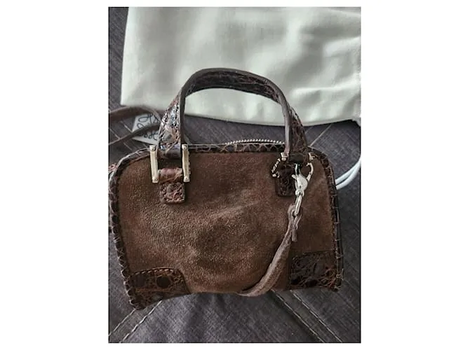 Loewe Micro amazona Marrón oscuro 