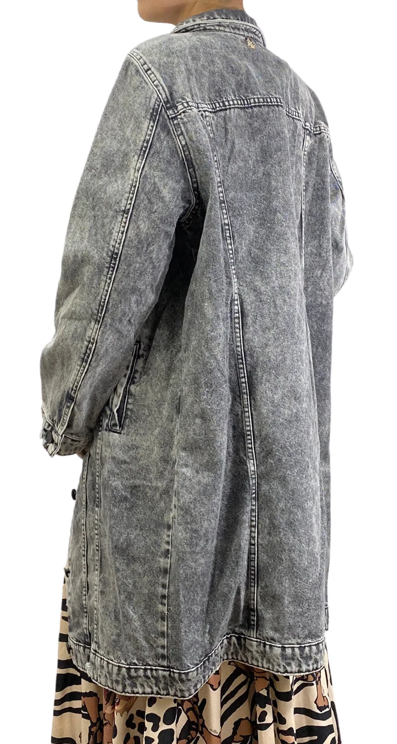 MOMCHIC Chaqueta Denim Larga