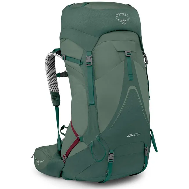 osprey AURA AG LT 50 KOSERET/SPRING GREEN WM/L