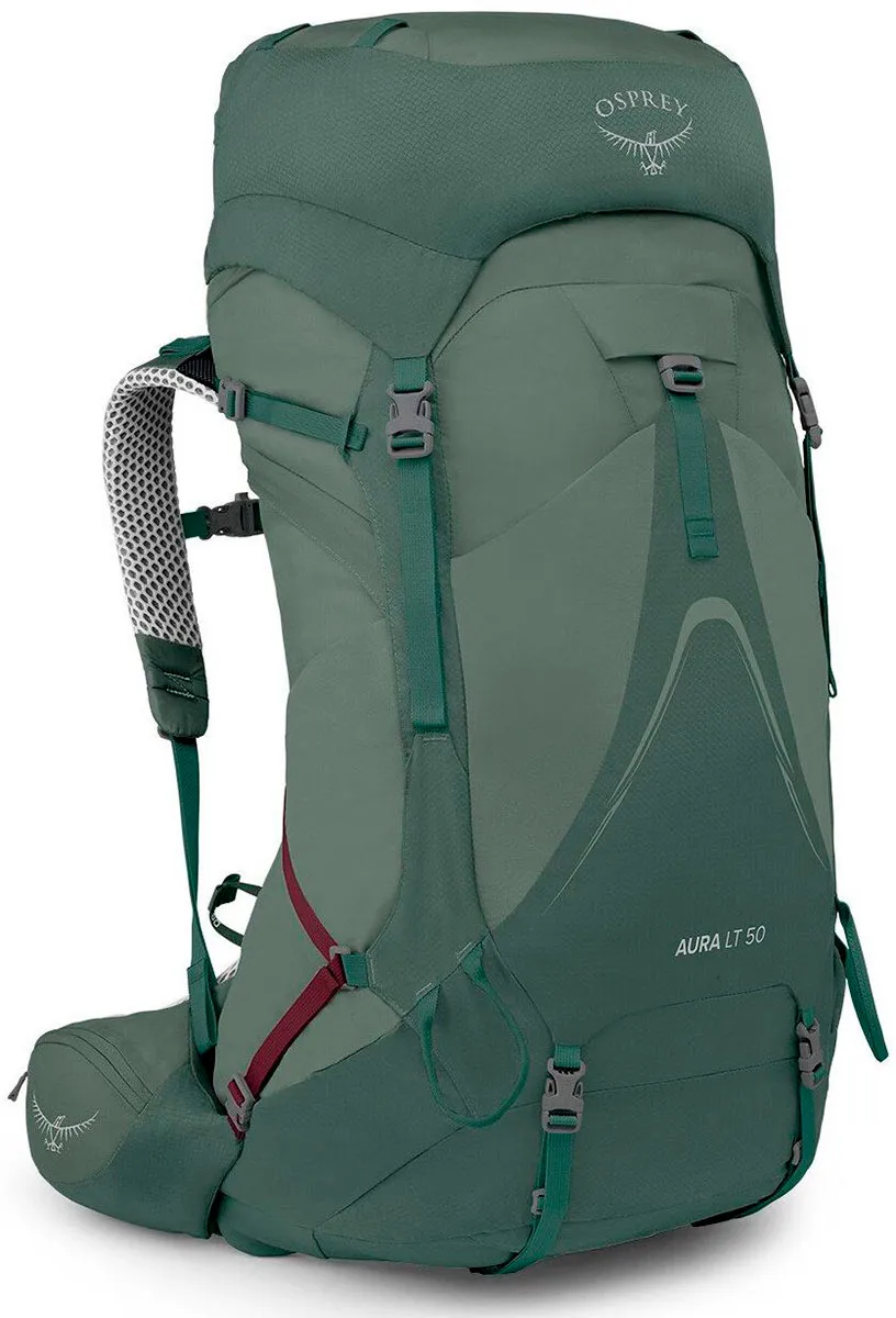 osprey AURA AG LT 50 KOSERET/SPRING GREEN WM/L