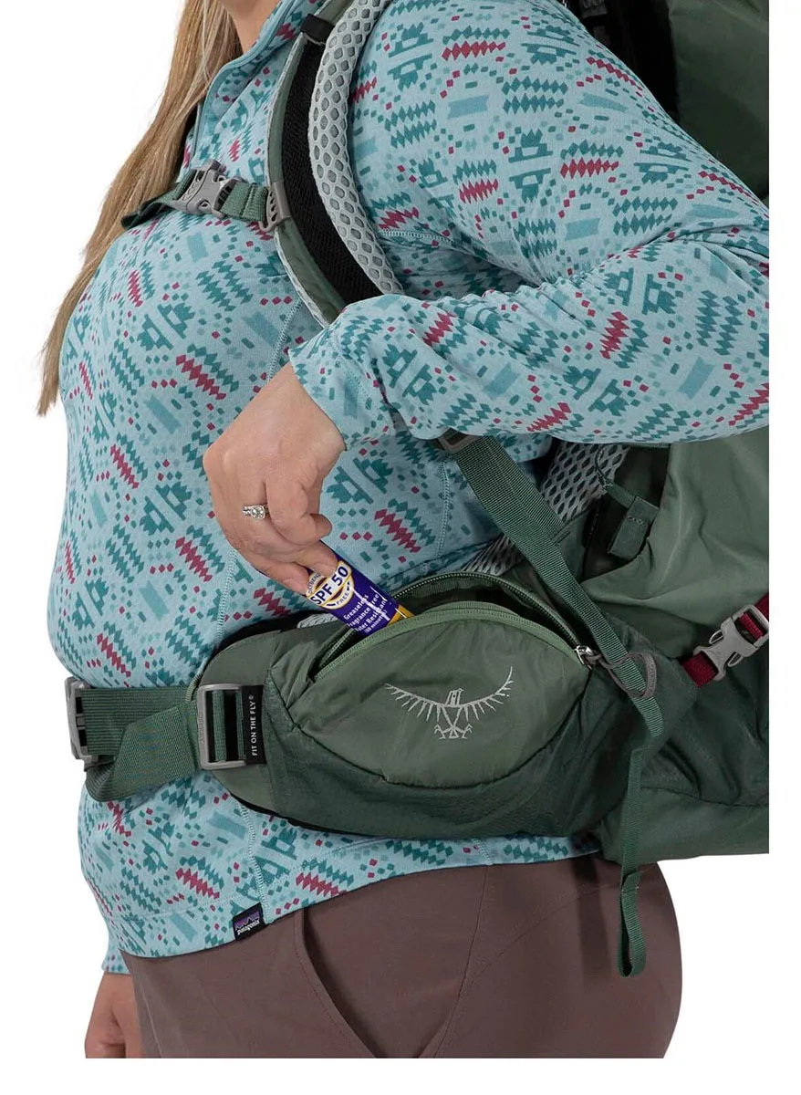 osprey AURA AG LT 50 KOSERET/SPRING GREEN WM/L