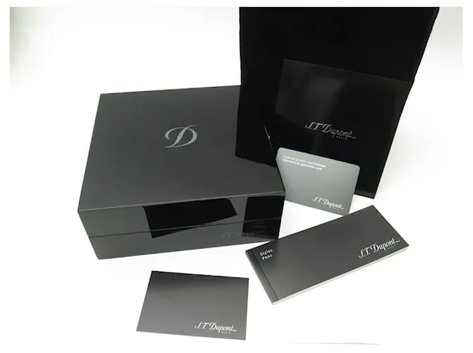 PEN DE BOLÍGRAFO ST DUPONT ARMORS OF TOMORROW 412693 + ESTUCHE PARA PLUMA ROLLERBALL CERANIUM Gris 