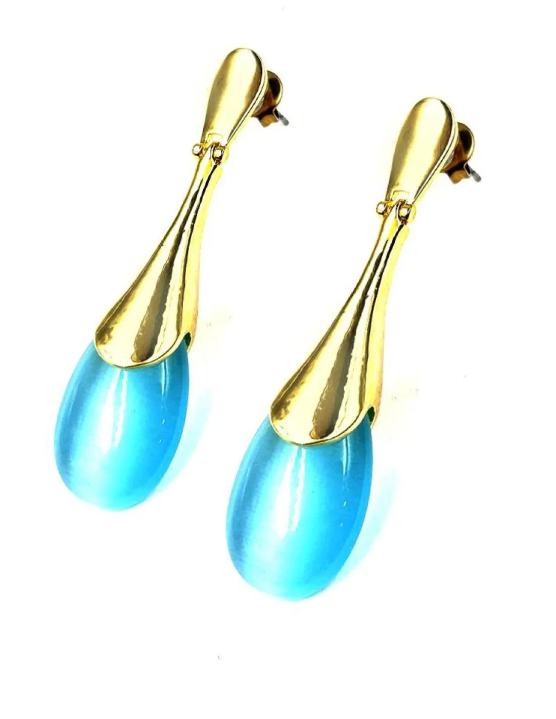PENDIENTES  AZUL CIELO PARA BODAS BAUTIZOS Y EVENTOS