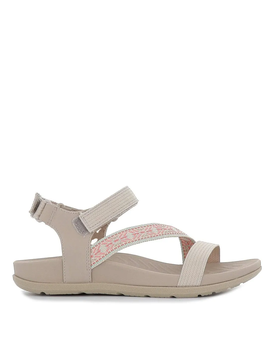 Sandalia rosa diseño tira Skechers