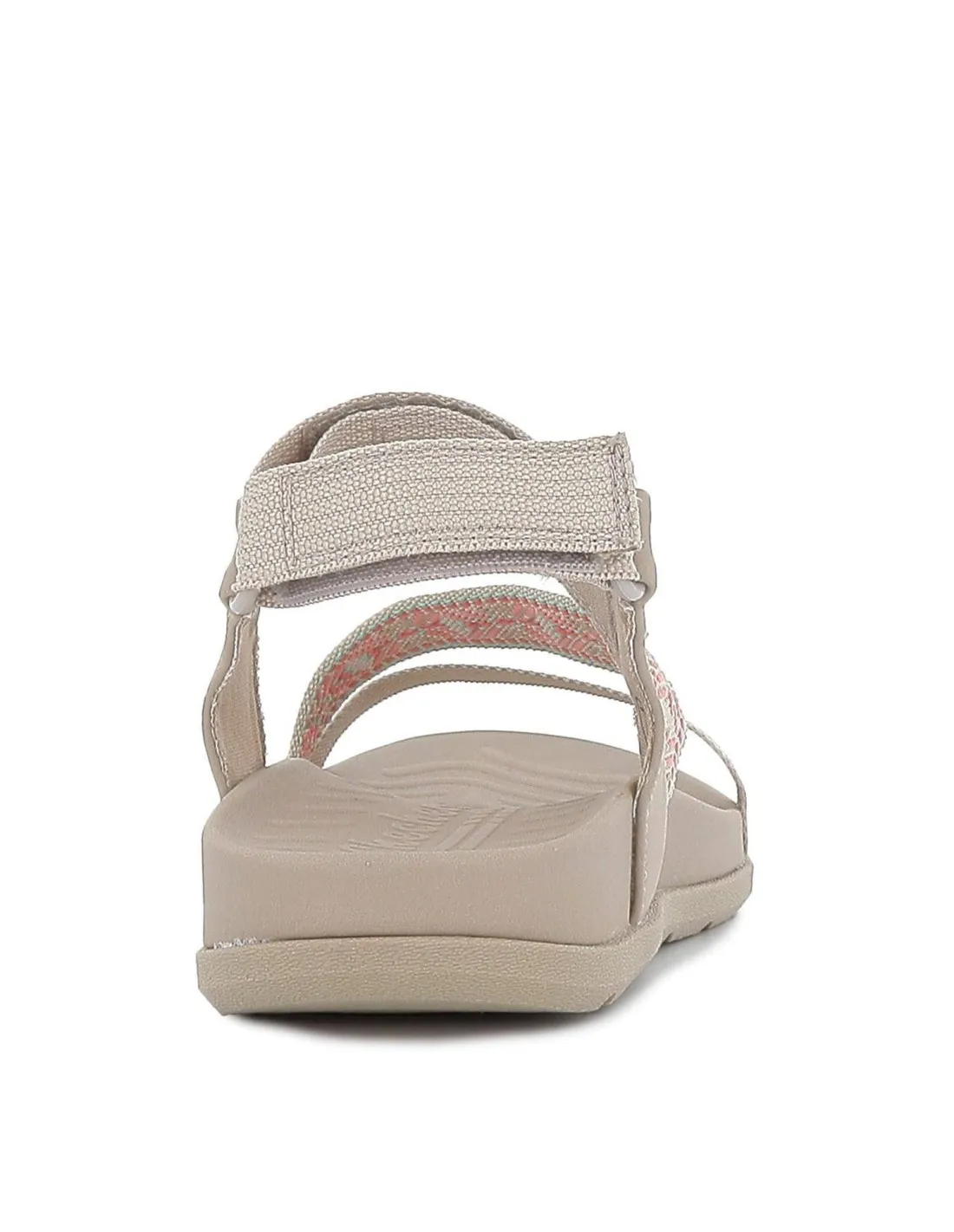 Sandalia rosa diseño tira Skechers