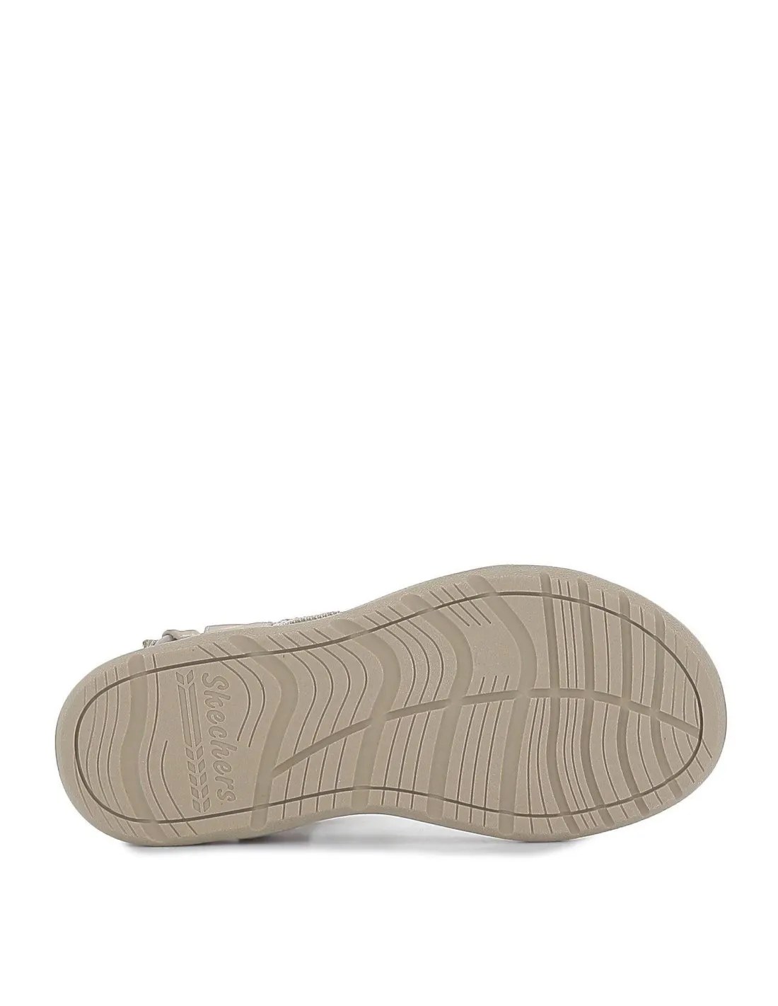 Sandalia rosa diseño tira Skechers