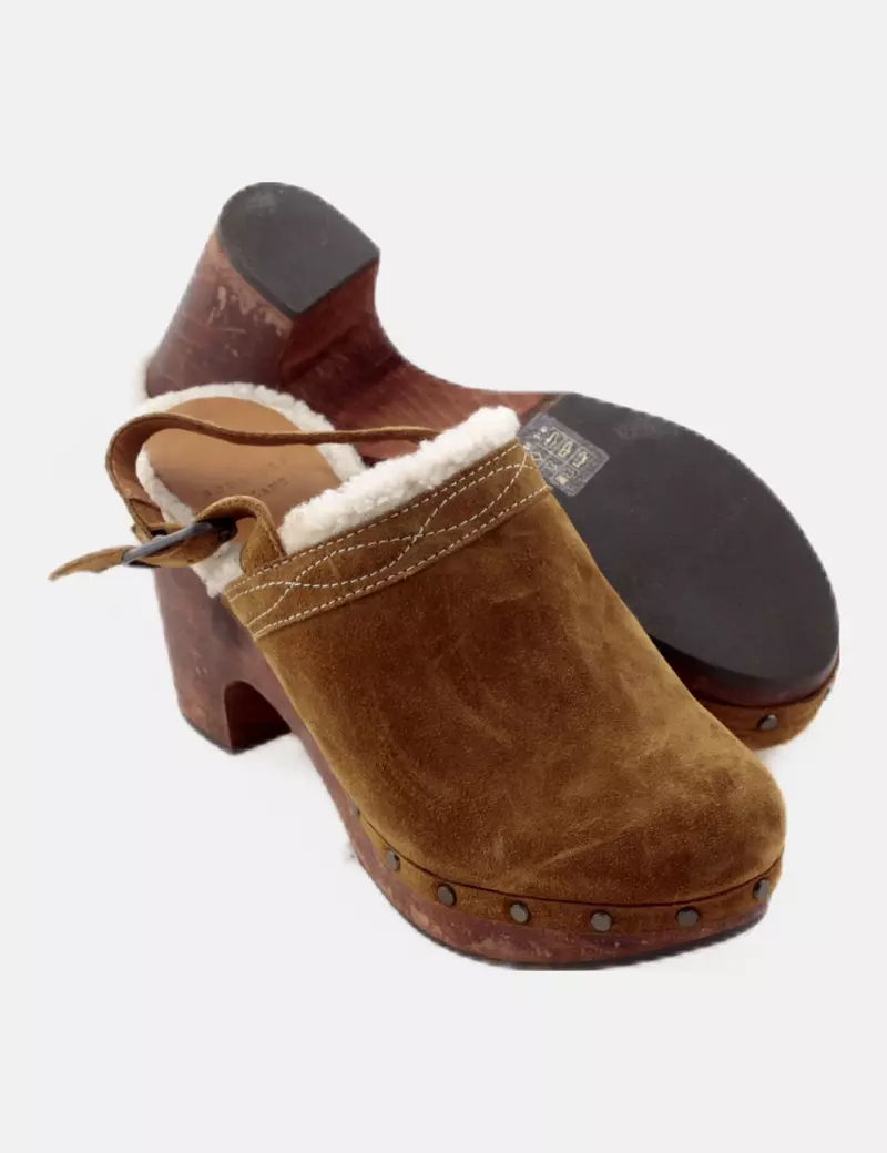 Sezane Zueco marrón combinado