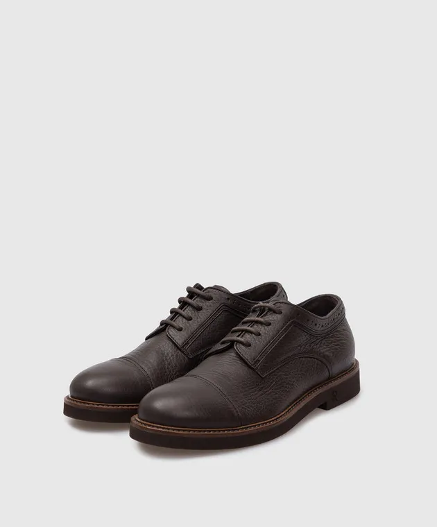 Stefano Ricci Deer skin baby derbies