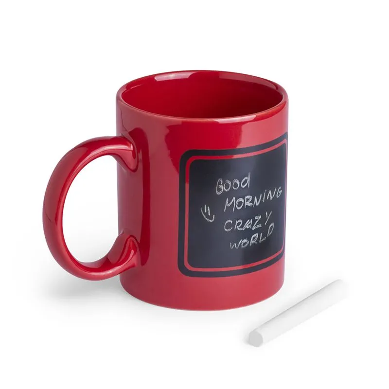 Taza con pizarra personalizada de 370 ml Dariel
