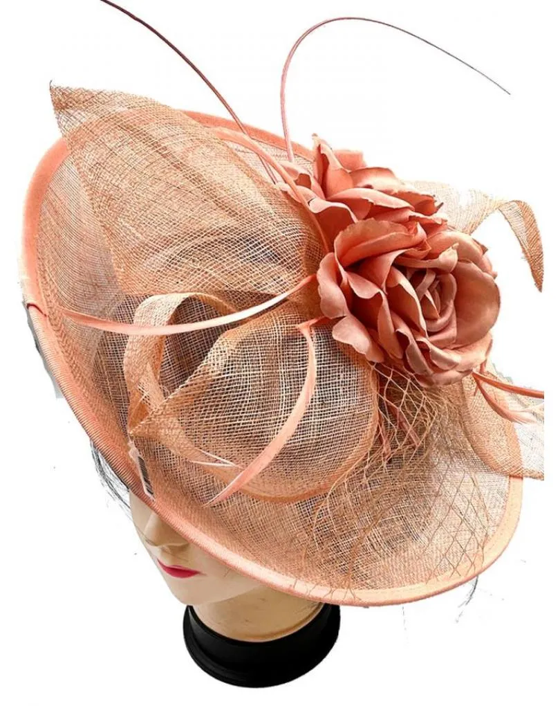 TOCADOS CORAL CLARO PARA MADRINAS E INVITADAS DE BODAS Y EVENTOS