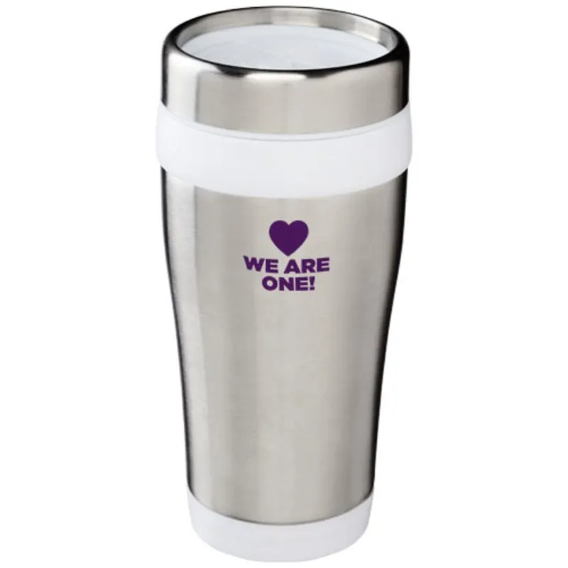 Vaso isotérmico publicitario con tapa de 410 ml Elwood