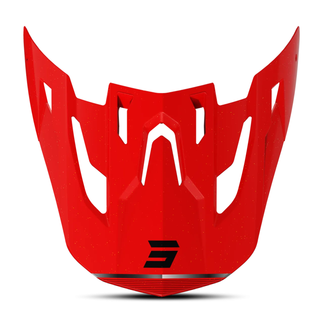 Visera Casco de Cross Shot Core Honor Rojo Perlado 
