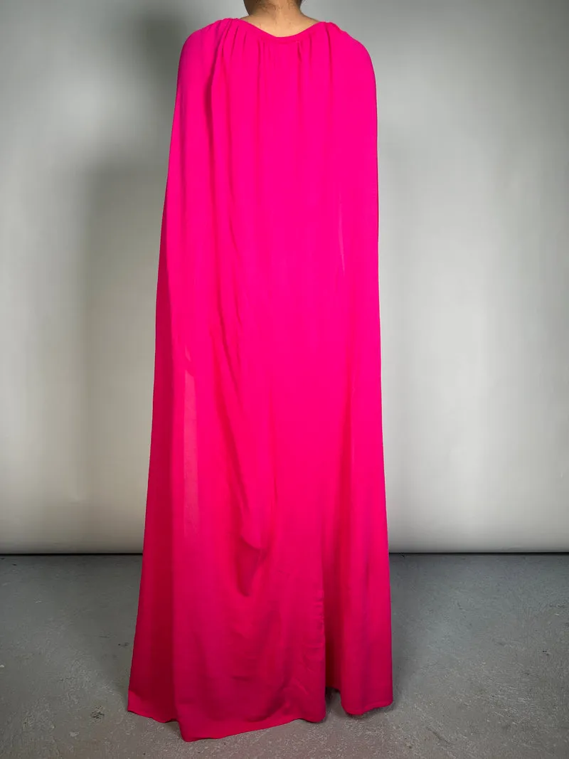 ZARA Vestido Capa Viscosa